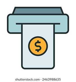 Payment machine icon. Point of sale icon