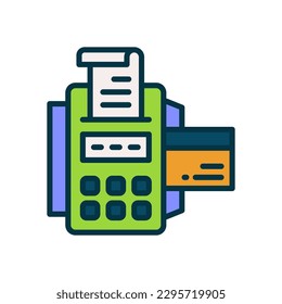 payment machine icon for your website, mobile, presentation, and logo design.