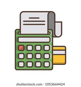 Payment machine vector icon