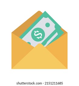 Payment Mail Vector icon which is suitable for commercial work and easily modify or edit it

