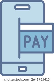 Payment Method Filled Blue Tone Icon