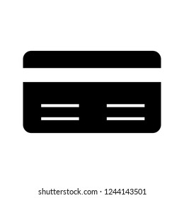 Payment method Glyph Black Icon
