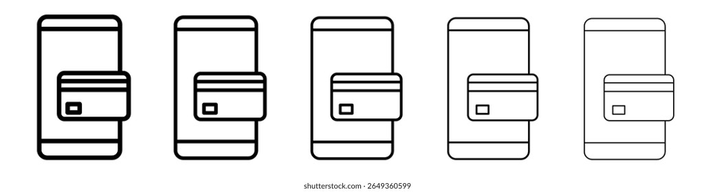 Ícone do método de pagamento Design plano em plano de fundo isolado