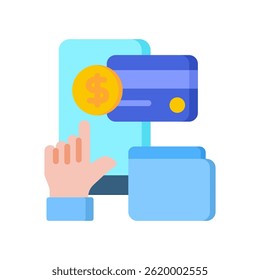 Ícone do Método de Pagamento Ilustração de Vetor Simples