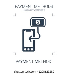 payment method icon. high quality filled payment method icon on white background. from payment methods collection flat trendy vector payment method symbol. use for web and mobile