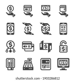 payment method icon set,vector and illustration