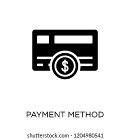 Payment method icon. Payment method symbol design from Payment collection. Simple element vector illustration on white background.
