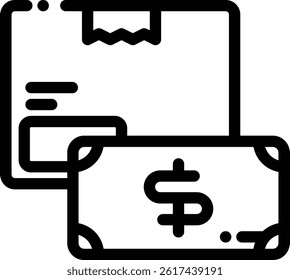 payment method icon. Thin Linear Style Design Isolated On White Background