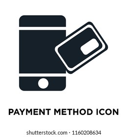 Payment method icon vector isolated on white background, Payment method transparent sign