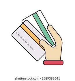 payment method icon with white background vector stock illustration