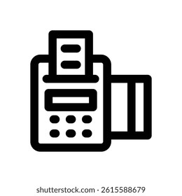 payment method line icon. Clean and minimalist vector icon for websites, mobile apps, presentations, and logos. Fully scalable and customizable for any project.