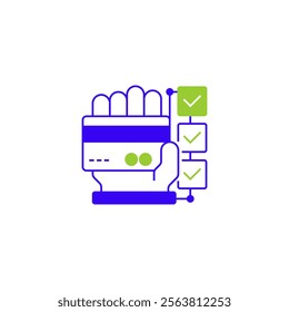 Payment Method Line Icon. linear style sign for mobile concept and web design. Outline vector icon.