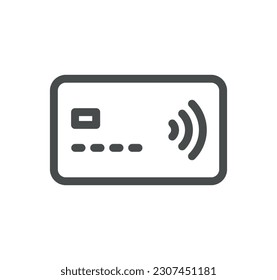 Payment method related icon outline and linear vector.