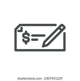 Payment method related icon outline and linear vector.