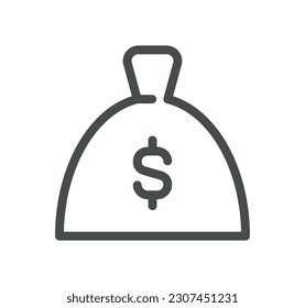 Esquema de icono relacionado con el método de pago y vector lineal.