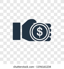 Payment method vector icon isolated on transparent background, Payment method transparency logo concept