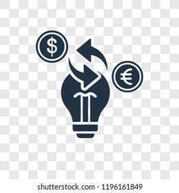 Payment method vector icon isolated on transparent background, Payment method transparency logo concept