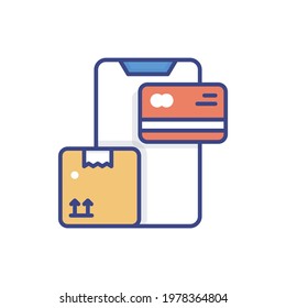  Payment Method vector icon style illustration. EPS 10 File