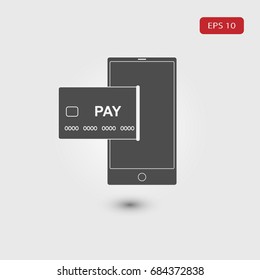 payment of mobile phone icon