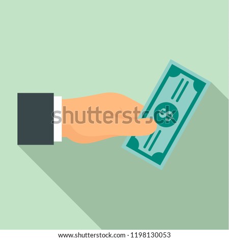 Payment money icon. Flat illustration of payment money vector icon for web design