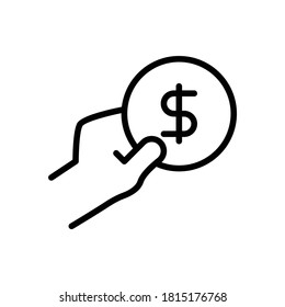 ilustración de vector de icono de pago
