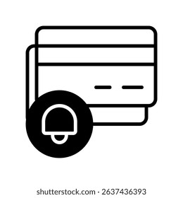 Payment Notification Vector Design for Mobile Banking. Instant alert illustration, transaction summary concept, smart finance interface.