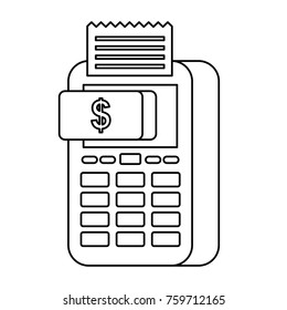 payment online dataphone money button digital