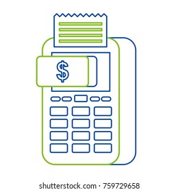 payment online dataphone money button digital
