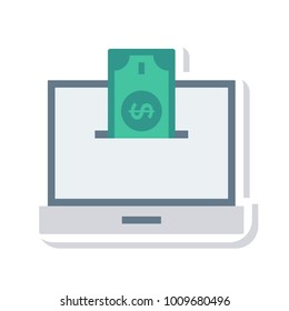 payment online  laptop