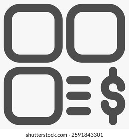 payment option, finance and payments icon