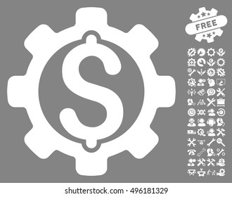 Payment Options pictograph with bonus tools clip art. Vector illustration style is flat iconic symbols, white color, gray background.