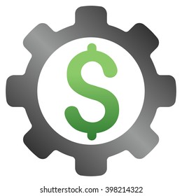 Payment Options vector toolbar icon for software design. Style is a gradient icon symbol on a white background.