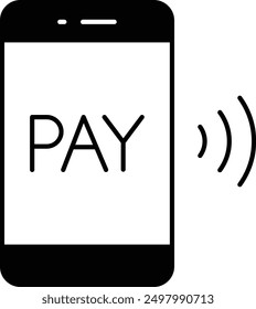 Payment and Pay Icon for Financial Transactions and Processing