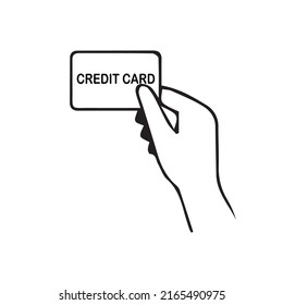 Payment phone hand vector illustration