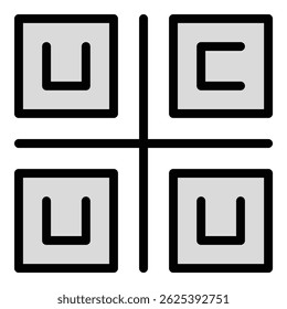 Payment qr icon outline vector. Scan code. Mobile scanner color flat