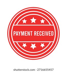 Payment Received rubber stamp design.