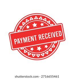 Payment Received rubber stamp design.