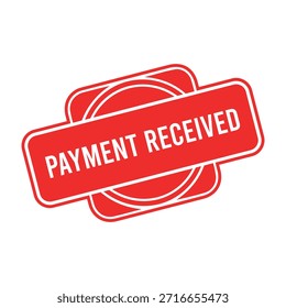 Payment Received rubber stamp design.