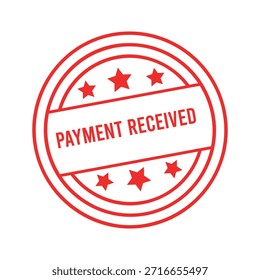Payment Received rubber stamp design.