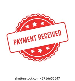 Payment Received rubber stamp design.