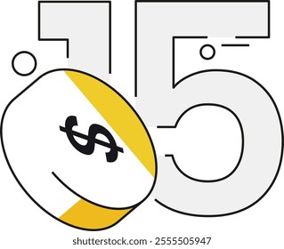 A payment schedule icon in isometric style, designed to enhance financial tracking and improve money management.