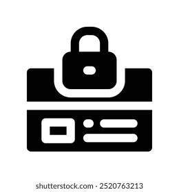 Icono de glifo de Vector para su Sitio web, móvil, presentación y diseño de logotipo.