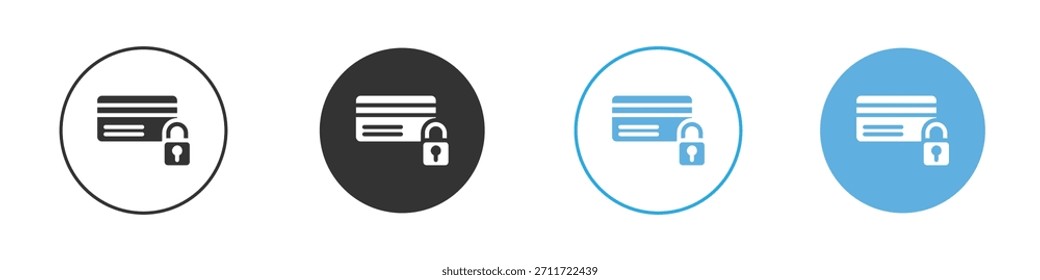 Payment security icon Logo Template Design set