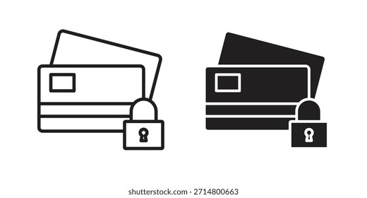Pacote de ícone de segurança de pagamento. Elemento de design de ícone de vetor plano.