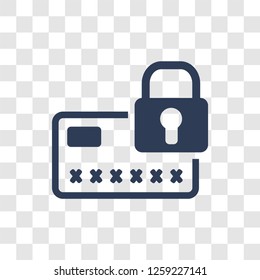 Payment security icon. Trendy Payment security logo concept on transparent background from e-commerce and payment collection