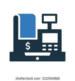 Payment, Shop, Counter Icon. Simple Editable Vector Design Isolated On A White Background.