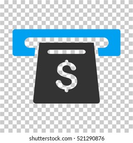 Payment Slot icon. Vector pictogram style is a flat symbol, color, chess transparent background. Designed for software and web interface toolbars and menus.