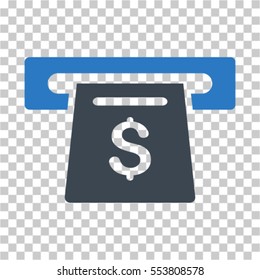 Payment Slot icon. Vector pictograph style is a flat symbol, color, chess transparent background. Designed for software and web interface toolbars and menus.