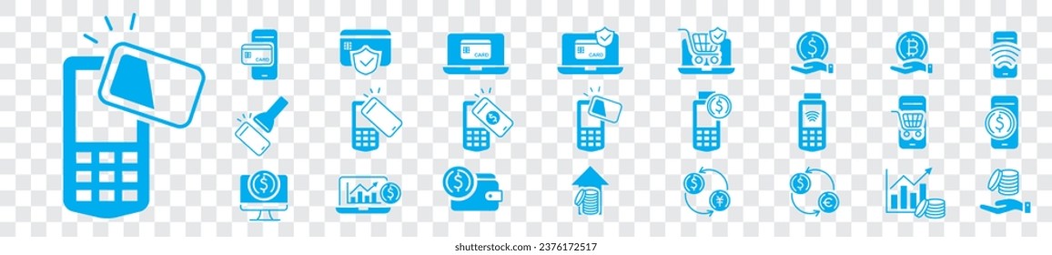 Payment System Cashless icons scan icon with smartphone scan me IC Card Mobile Finance