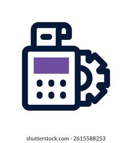 payment system dual tone icon. Sleek and modern vector icon for websites, mobile apps, marketing materials, and corporate design. Fully scalable and ready to use.